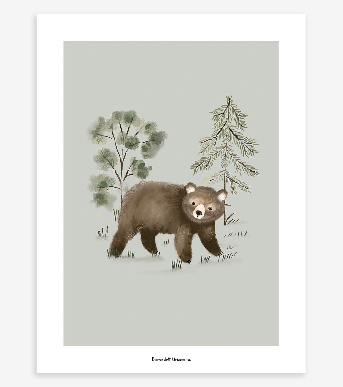 KHARU - Barneplakat - Den lille bjørnen
