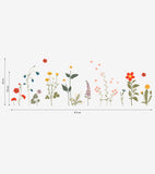 WILDFLOWERS - Veggklistremerker - Ville blomster