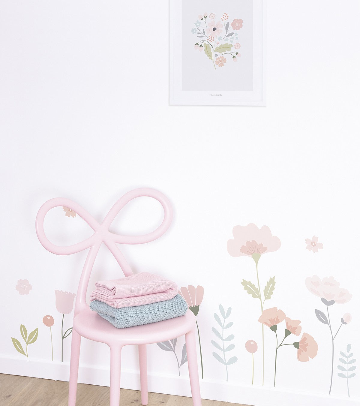 BLOOM - Plakat for barn - Blomster på stilk