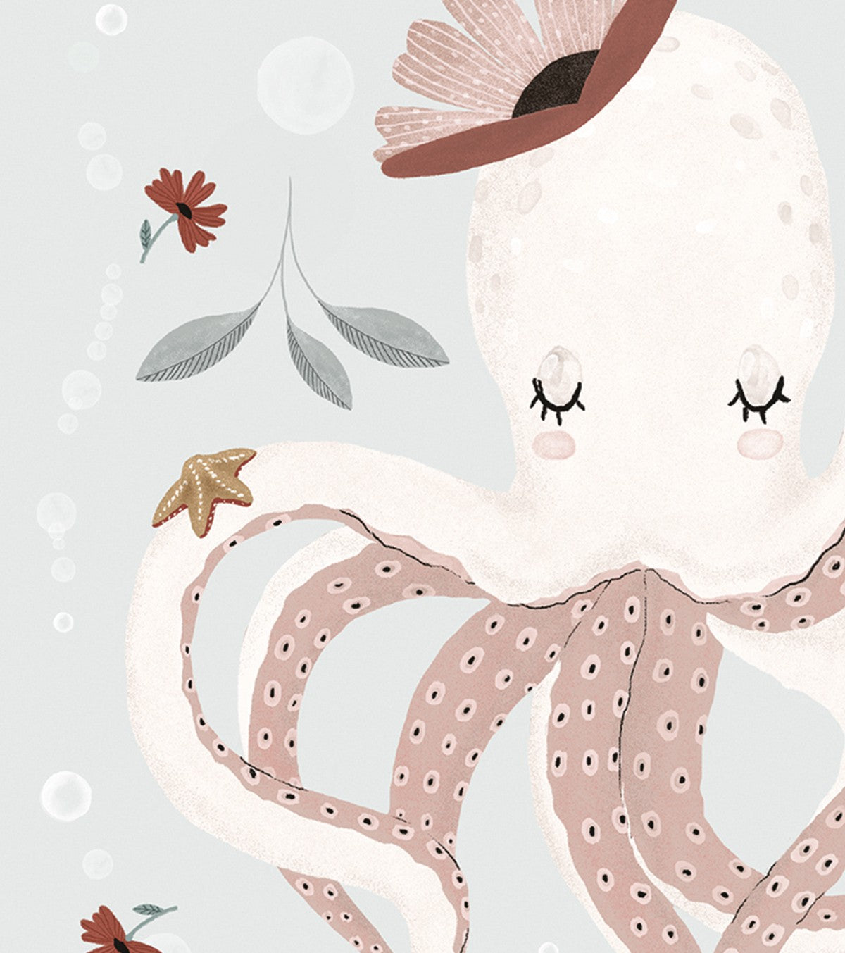 OCEAN FIELD - Plakat for barn - Blekkspruten
